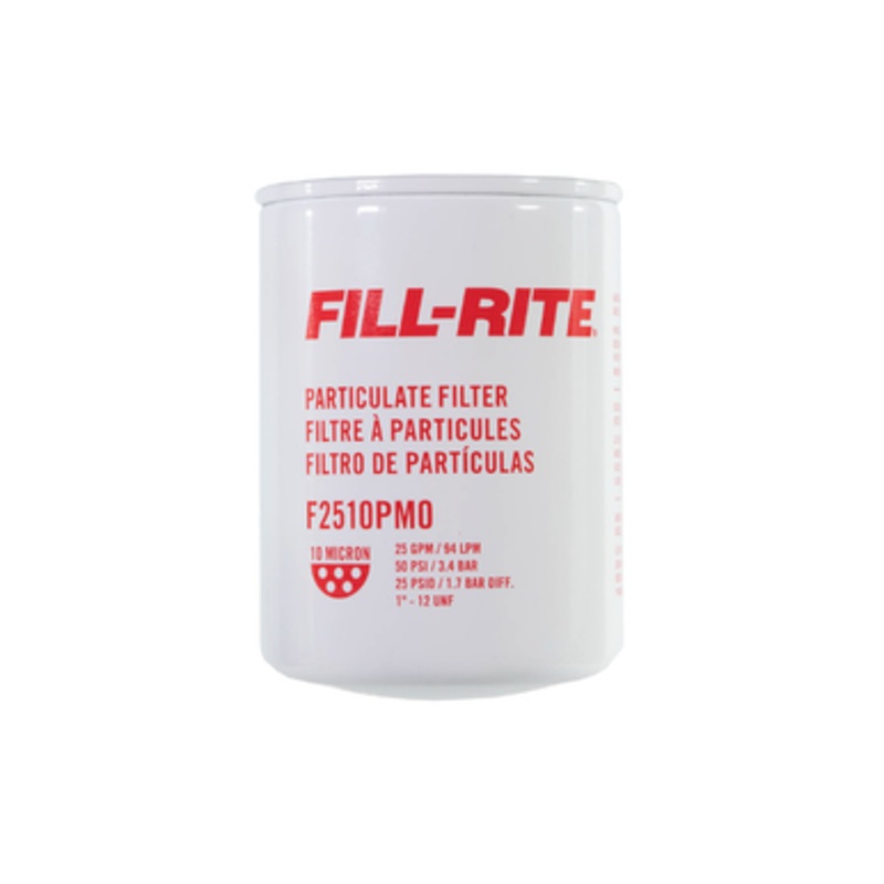 Fill-Rite F2510PM0 1” – 12 UNF Up to 25 GPM 10 Micron Particulate Filter