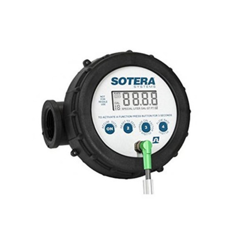Fill-Rite 825P075BSPPS Digital Display Nutating Disc Meter (2-20 GPM)