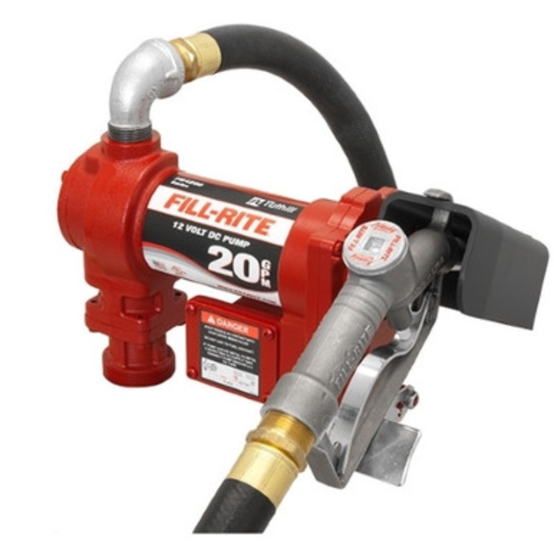 Fill-Rite FR4210G High Flow Pump with 1” Manual Nozzle (20 GPM)