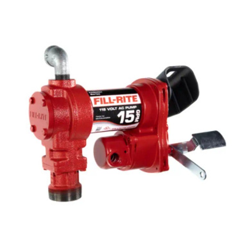 Fill-Rite FR604H 15 GPM 115V AC 60 HZ Heavy-Duty Fuel Transfer Pump