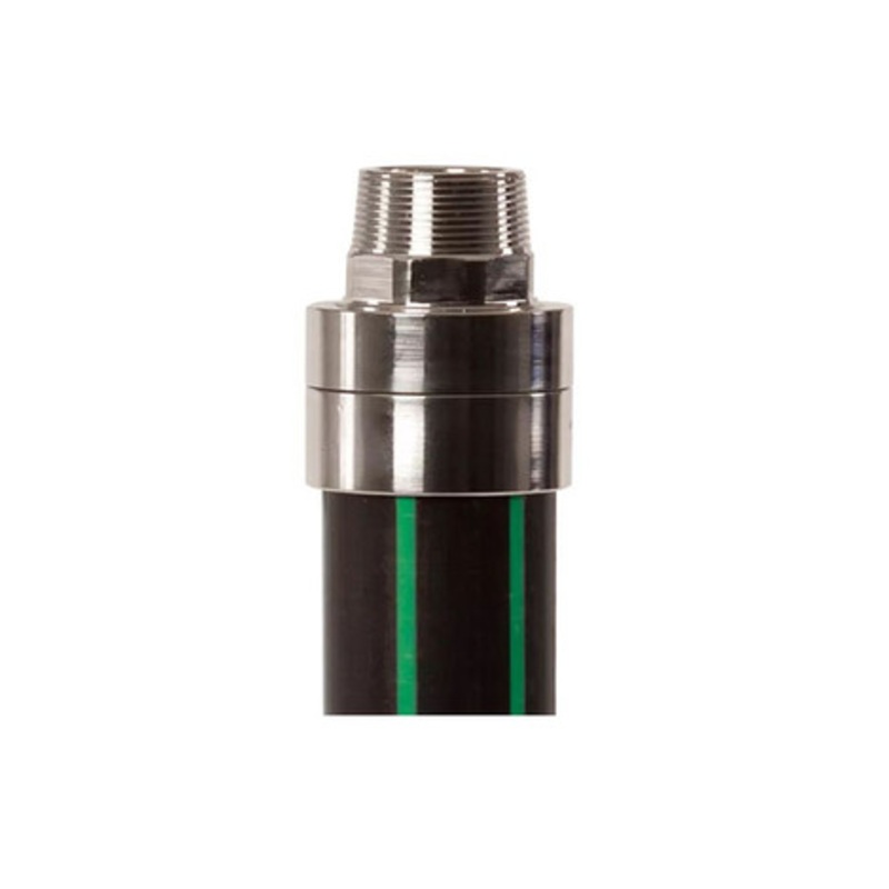 Franklin Fueling 91-075-063-1-TP BSPT 75 x 63 MM x 1-1/2” BSPT Male Thread Termination Fitting w/ Test Port