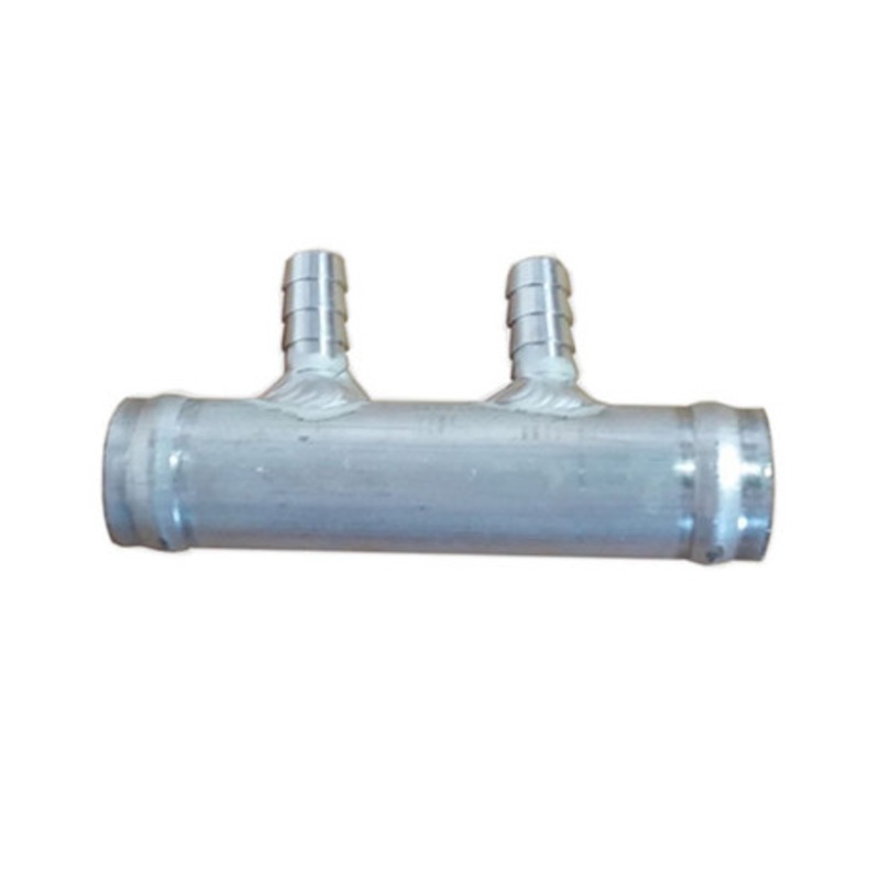 ATI FNA1.0 1” Fill Neck Aluminum Adapter w/ two 3/8 Hose Barbs