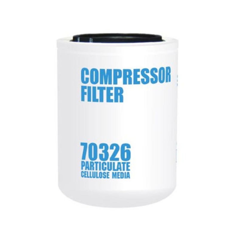 Cim-Tek 70326 3 3/4” X 5 1/2” 17 Micron 40 GPM 15-20# Bypass Spin-On Cellulose Compressor Filter