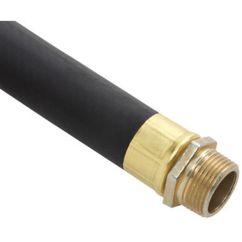 Husky FT012S100 EagleFlow 3/4 x 100′ Farm Tank Hose with SS Ferrule/Zinc Stem Couplings