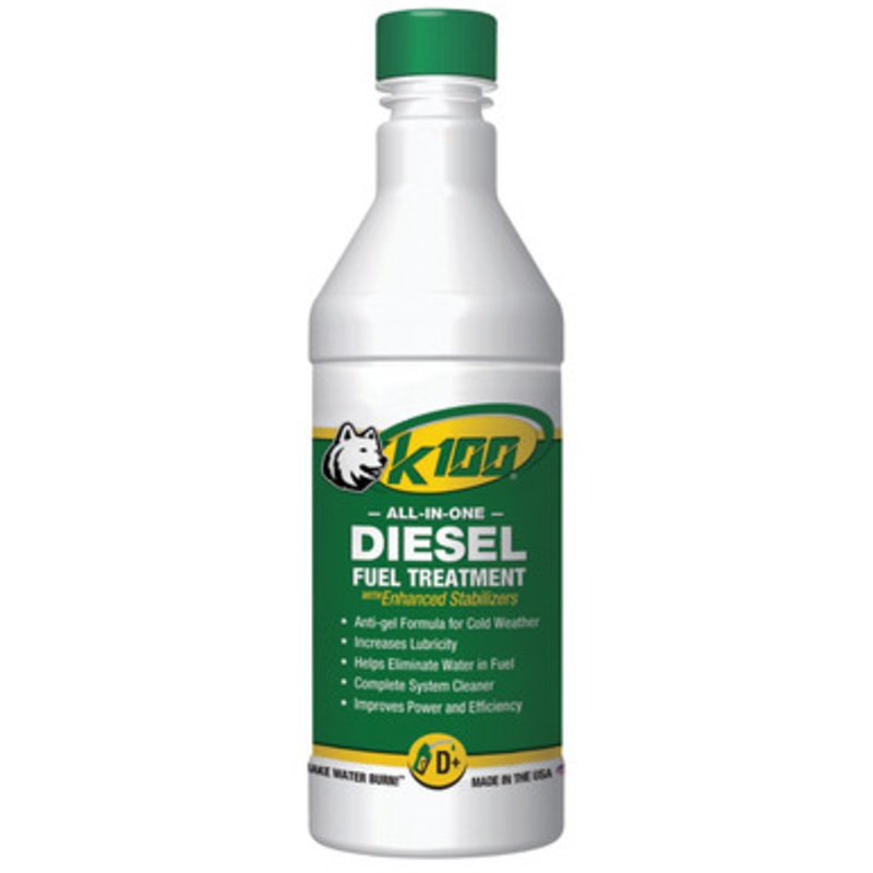 Husky K10032WD K100 D+ 32 OZ. Bottle Diesel Fuel Treatment & Stabilizer – Treats up to 250 gallons (Case of 12 Bottles)