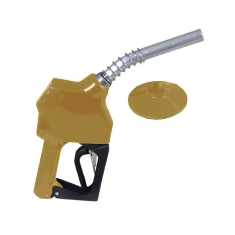 Catlow CWNEPL0012-AGD-W Cold Weather Elite Pressure Sensitive 3/4 Gold Auto Diesel Nozzle w/ 2 Step Hold Open Device & Trickle Flo Poppet & Attitude Device & Warning