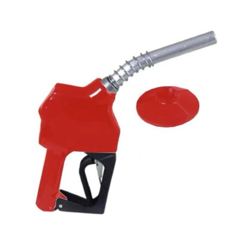 Catlow CWNEPL0012-R Cold Weather Elite Pressure Sensitive 3/4 Red Auto Diesel Nozzle w/ 2 Step Hold Open Device & Trickle Flo Poppet & Attitude Device
