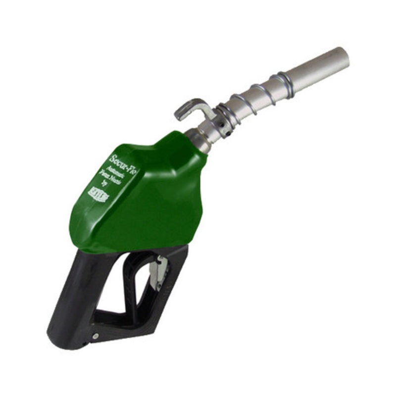 Catlow CWNEPNLF-H-GR Cold Weather Secur Flo Pressure Sensitive 3/4 Green Unleaded Farm Nozzle w/ 2 Step Hold Open Device & Hook