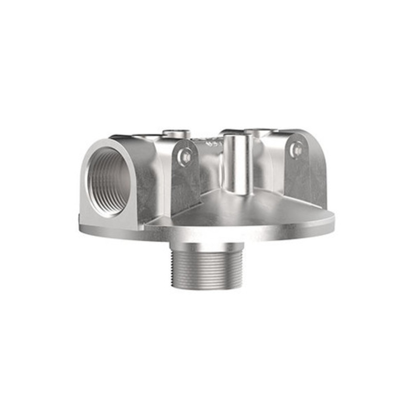 Cim-Tek 50134 1 1/4” NPT Aluminum Single Adaptor for 40 and 800 Series Filters