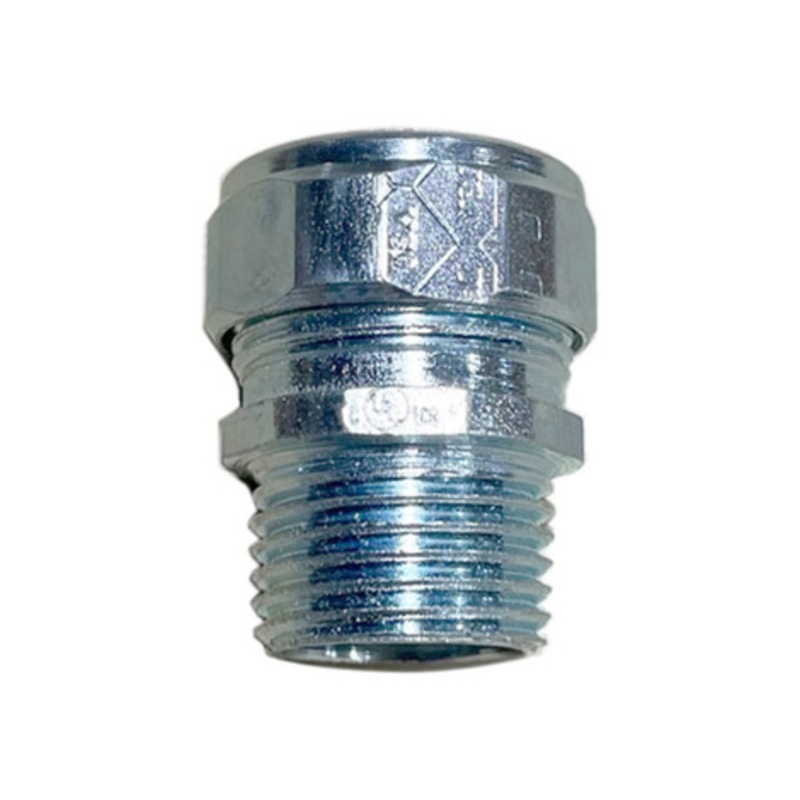 Omntec CG-75X25 3/4” NPT x .25” Cord Grip with Red Center for Sensors
