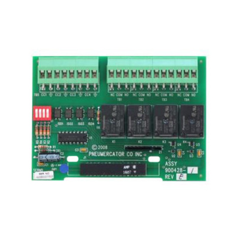 Pneumercator 900428-1 4-Relay Output/4-Contact Closure Input Card (For TMS4000, TMS3000, TMS4000W)