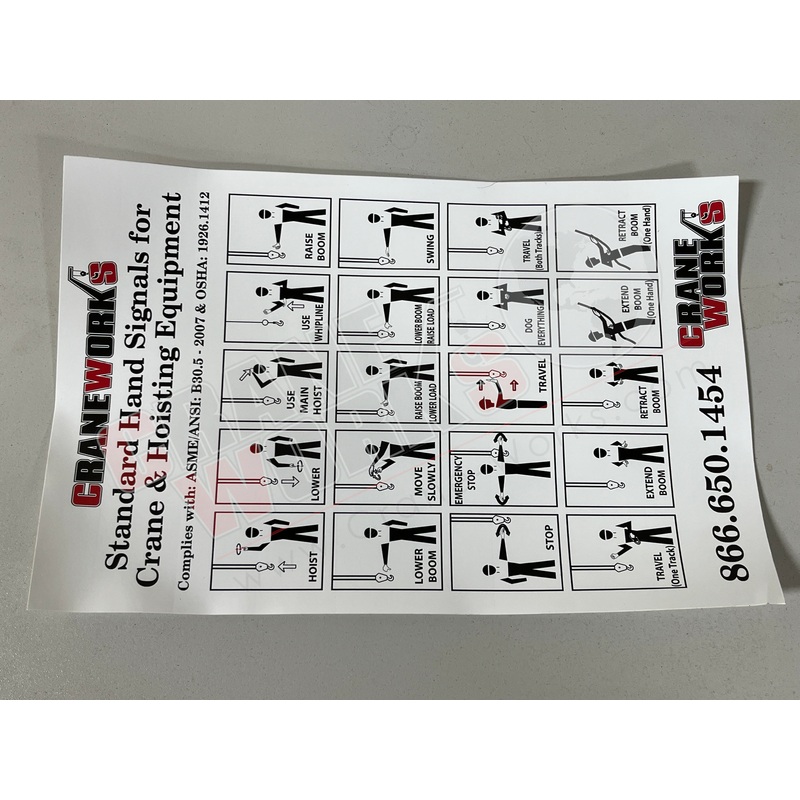 4000151.001 | New Hand Signal Decal 7.5 x 10.5