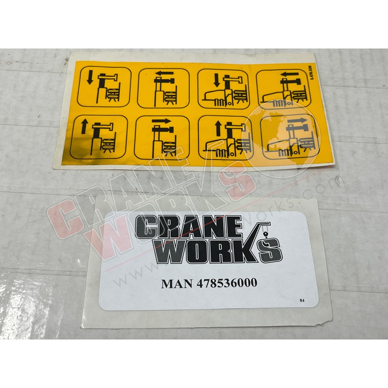 478536000 | NEW OUTRIGGER UP/DOWN/IN/OUT