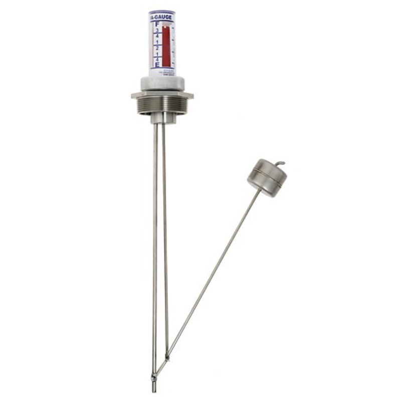 Krueger Sentry Gauge HS3-1.5-16 Type HS3 1.5” Opening Liquid Level Therma Gauge for 16” Depth Tank