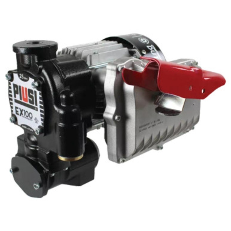 Piusi F0039100A EX100 120V 25 GPM UL Continuous Duty Fuel Transfer Pump