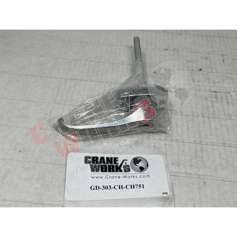 GD-303-CH-CH751 | New Door Handle; L-Shape Keyed Ch751