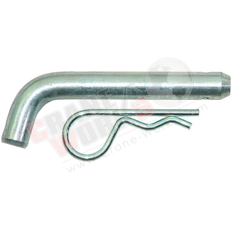 HP6253WC | NEW HITCH PIN WITH COTTER 5/8 X 3.3 CLEAR ZINC