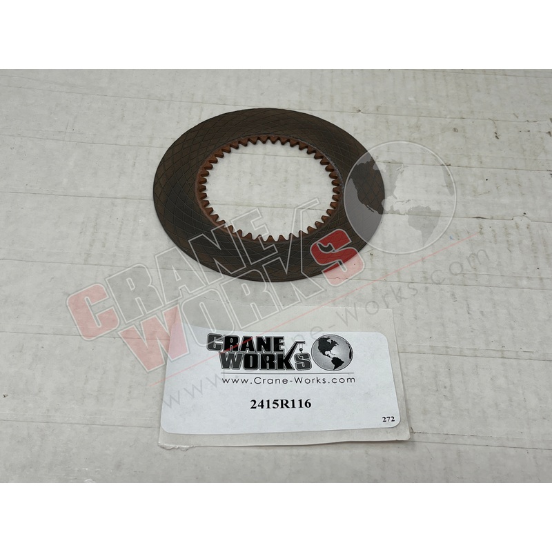 2415R116 | New Brake Plate|4.8″ x 4.8″ x 0.1″