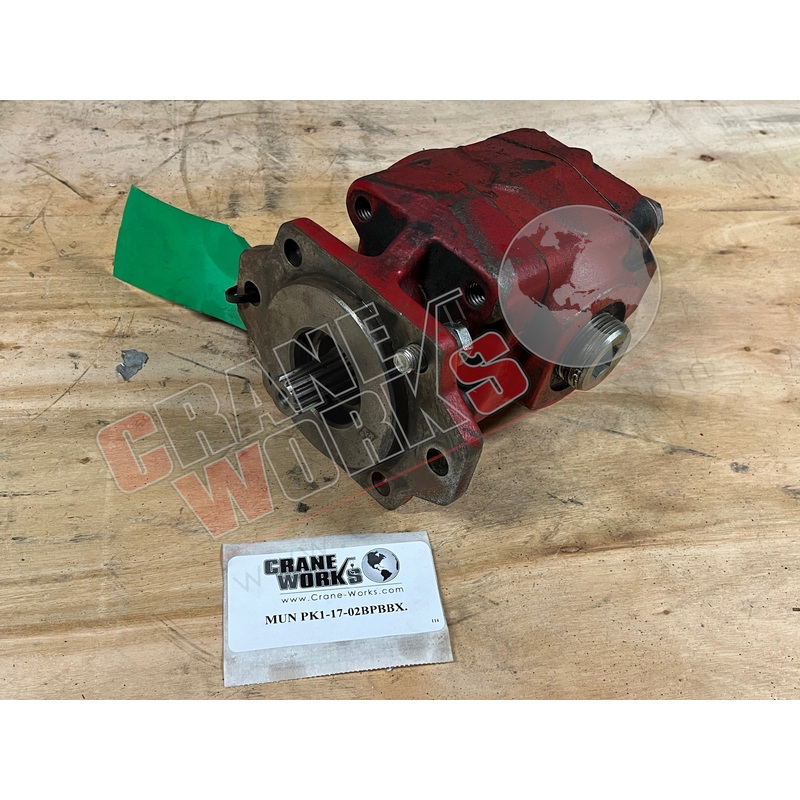 PK1-17-02BPBBX. | New Pump-17Gpm@1000Rpm 3K Psi