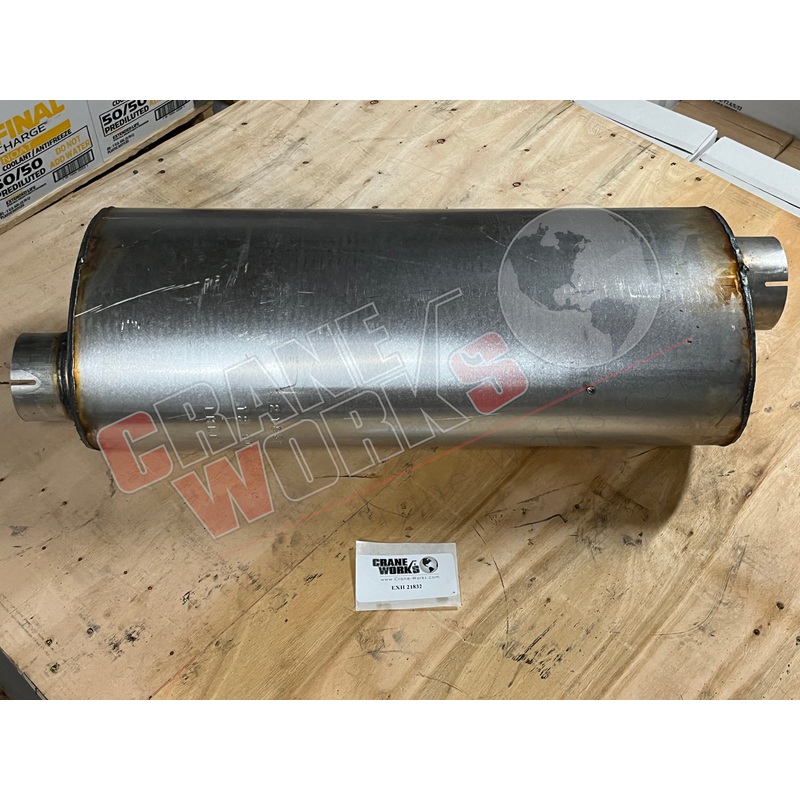21832 | New Mufller 3.5In 4.0 Out