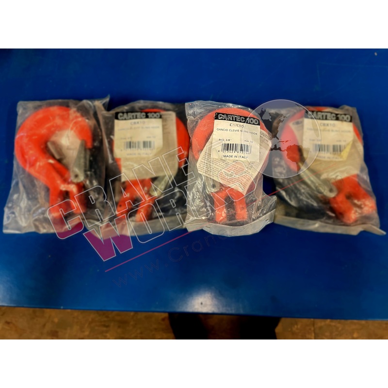 CBX10 | New Gancio Clevis Sling Hook with Safety Latch – 3/8 / 10mm