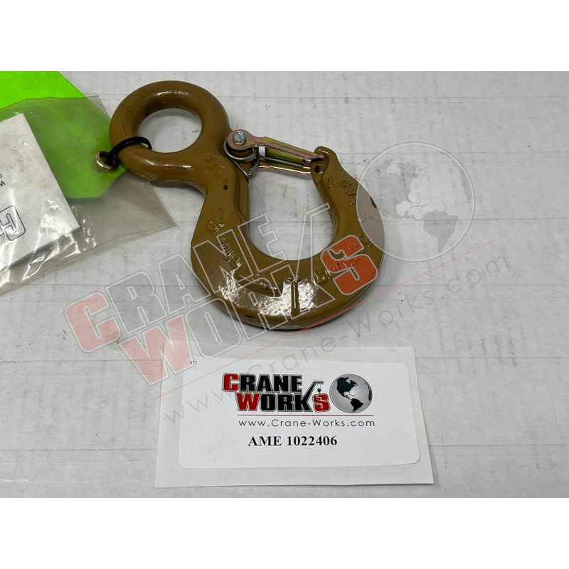 1022406 | NEW 3 TON ALLOY EYE HOIST HOOK
