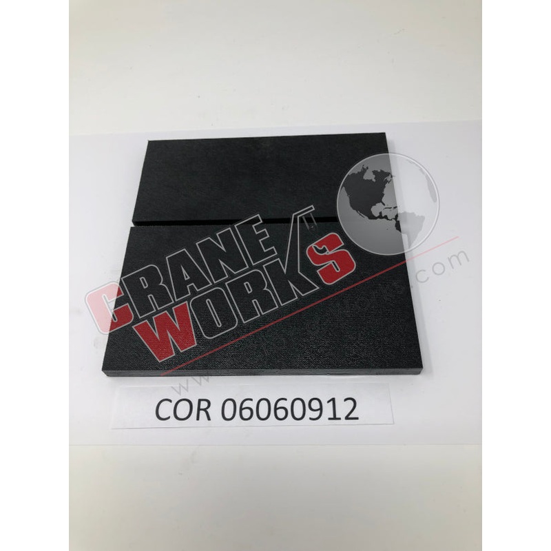 06060912 | NEW WEAR PAD|6.5″ x 6.3″ x 0.3″