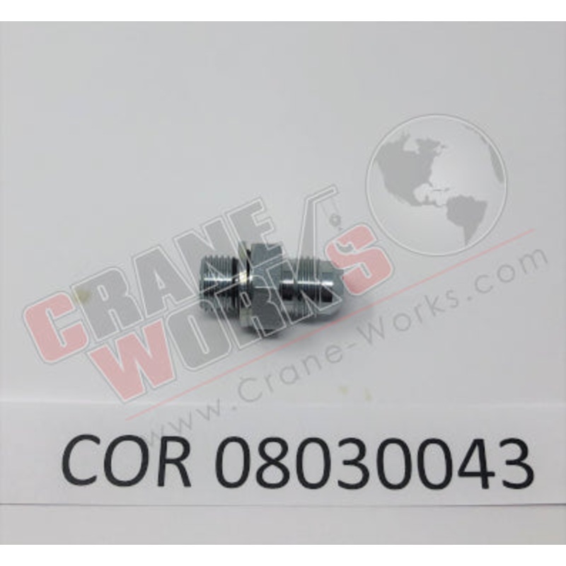 08030043 | NEW FITTING 1/4 M GAS 9/19 F JIC (3800-06-04)