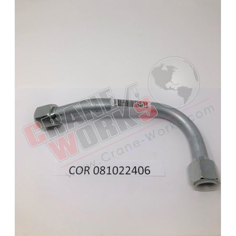 081022406 | NEW PREBENT STEEL HYDRAULIC PIPE