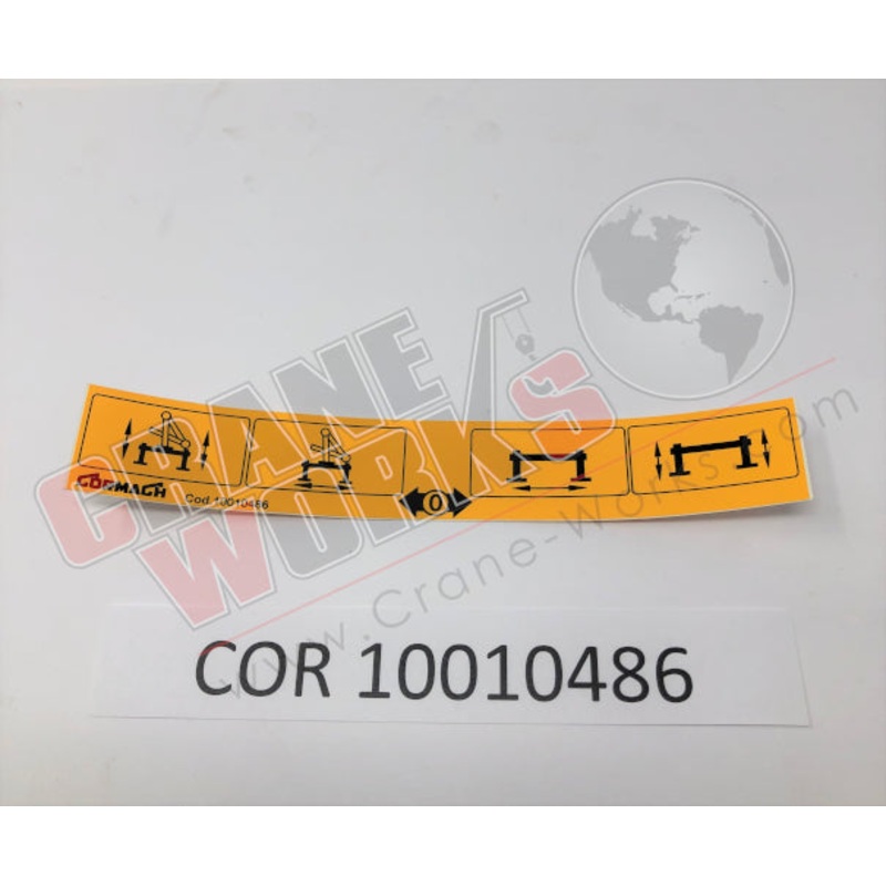 10010486 | NEW OUTRIGGER FUNCTION PLATE/STICKER   P04