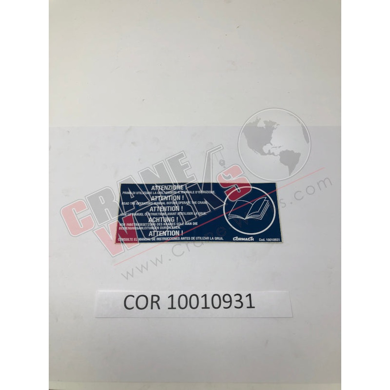 10010931 | NEW DECAL|5.5″ x 2.3″ x 0.1″