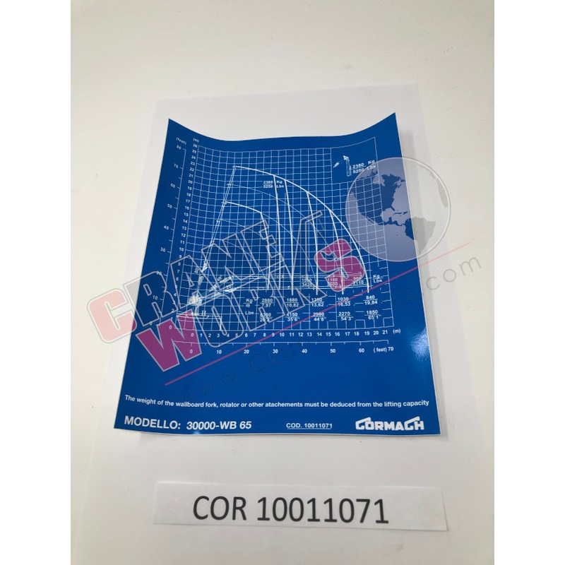 10011071 | NEW LOAD CHART WB-65   P02