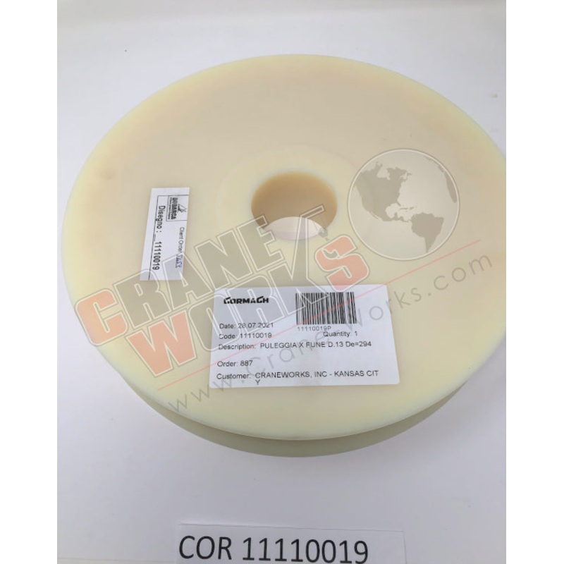 11110019 | NEW PULLEY D. 294X50MM