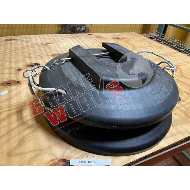 20110017 | NEW OUTRIGGER PAD 500MM/19.75INCH