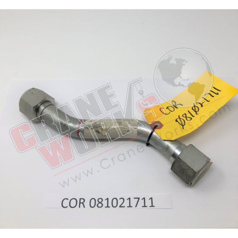 081021711 | NEW PREBENT STEEL HYDRAULIC PIPE