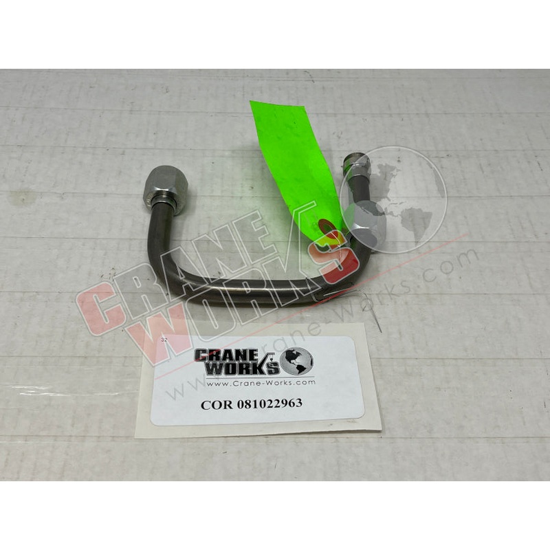 081022963 | NEW HYDRAULIC PIPE FOR REAR O/R