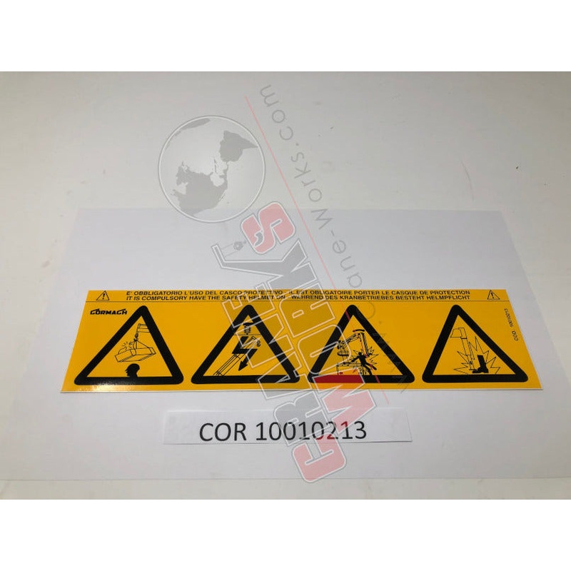 10010213 | NEW SAFETY HELMET REQUIRED   P03