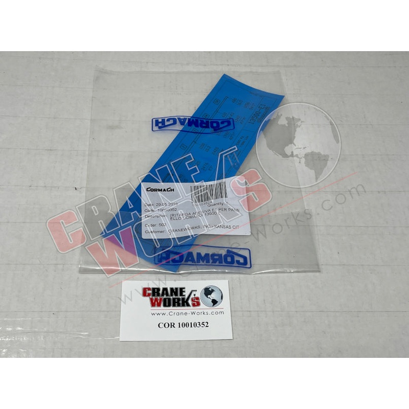 10010352 | NEW PLATE STICKER 13500 E1
