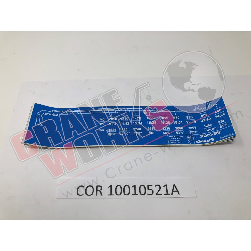 10010521A | NEW LOAD CHART 38000-E6F   Q02