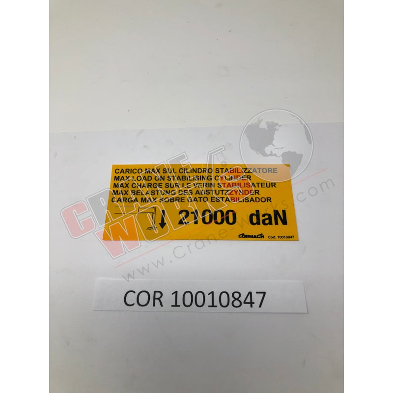 10010847 | NEW DECAL KIT|6″ x 2.5″ x 0.1″