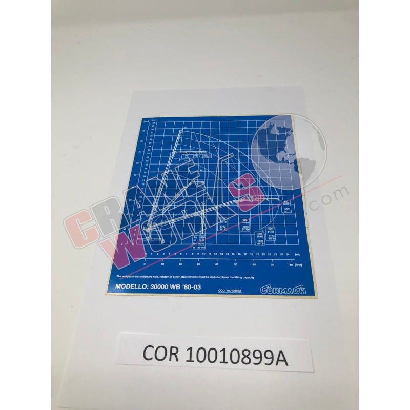 10010899A | NEW LOAD CHART WB 80-03