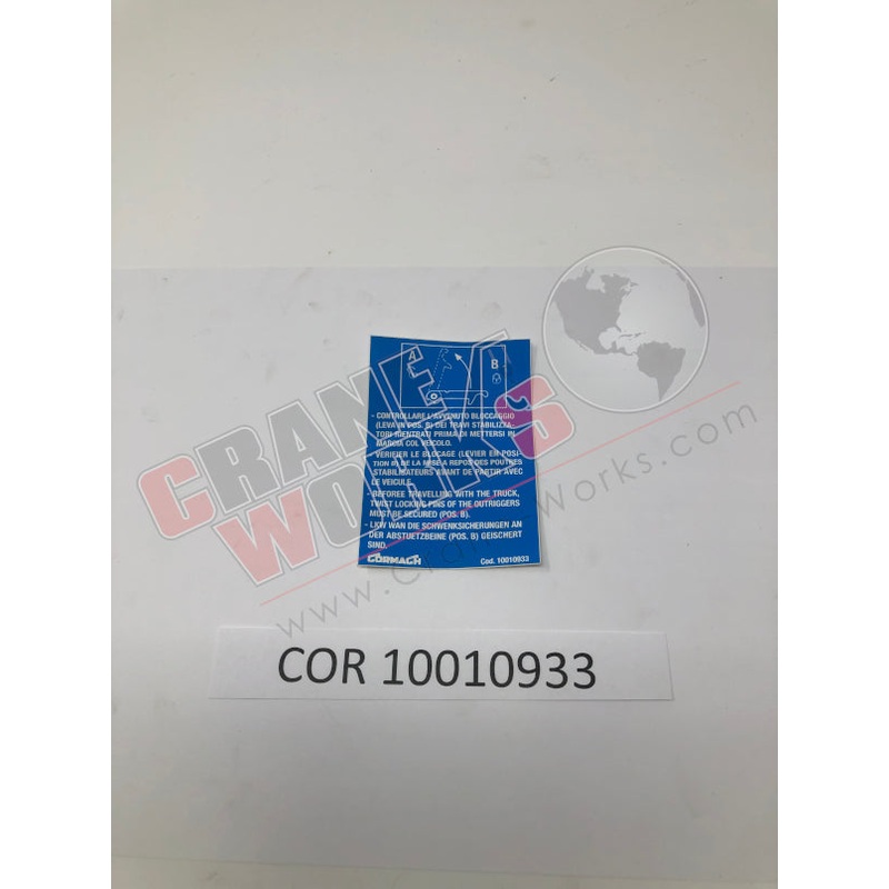 10010933 | NEW DECAL|3.5″ x 2.5″ x 0.1″