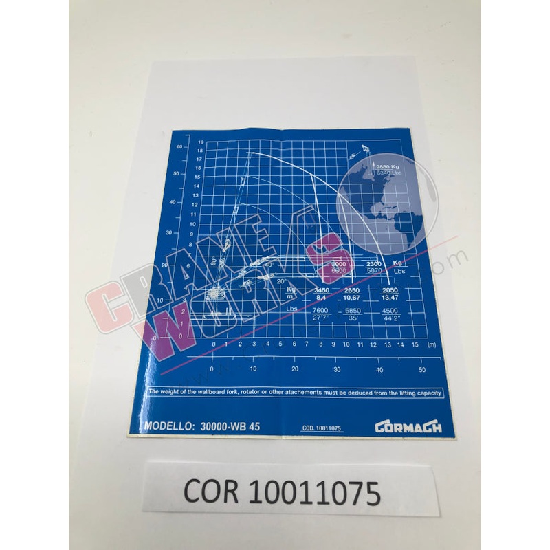 10011075 | NEW LOAD CHART WB-45
