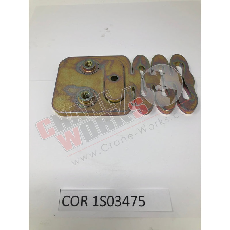 1S03475 | NEW BRASS PLATE / JIB BOOM