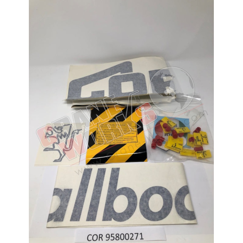 95800271 | NEW DECAL SET FOR CRANE 30000 WB