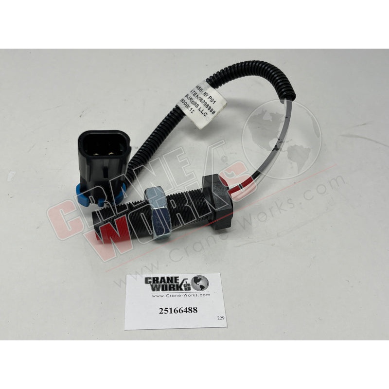 25166488 | New Speed Sensor|6.5″ x 3.5″ x 1.5″