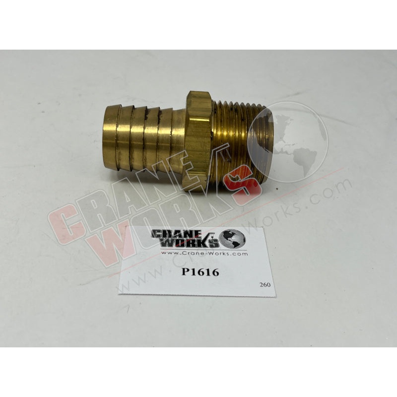 P1616 | New Barb Fitting 1 In H 1In P