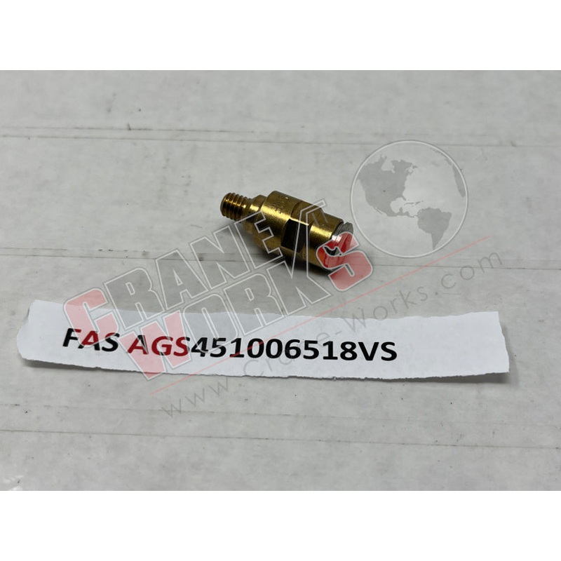 AGS451-006-518-VS | NEW GREASE FITTING  STR / FINE