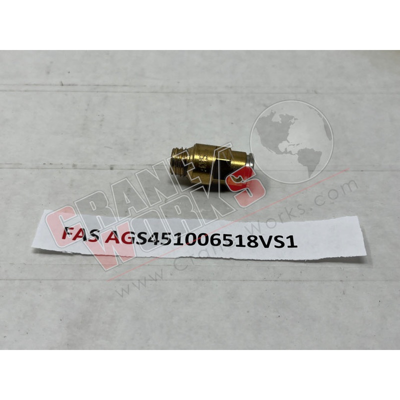 AGS451-006-518-VS1 | NEW GREASE FITTING STR