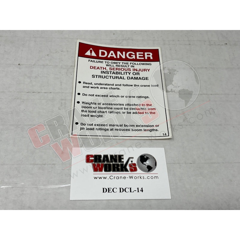 DCL-14 | NEW DANGER, FAILURE TO OBEY
